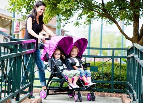 double stroller kids